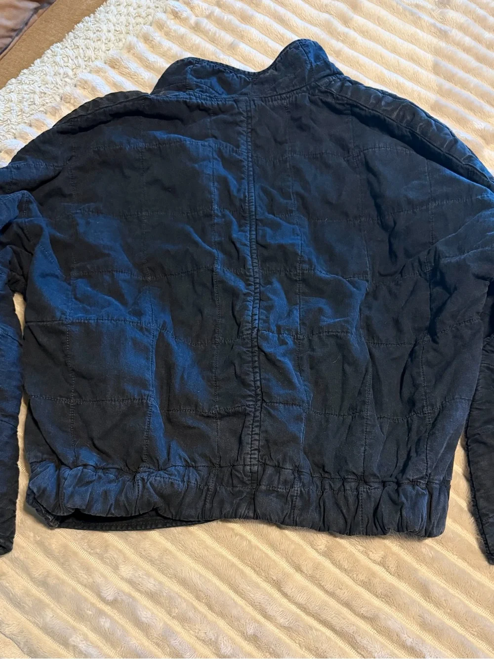 Free People dolman Quilted knit